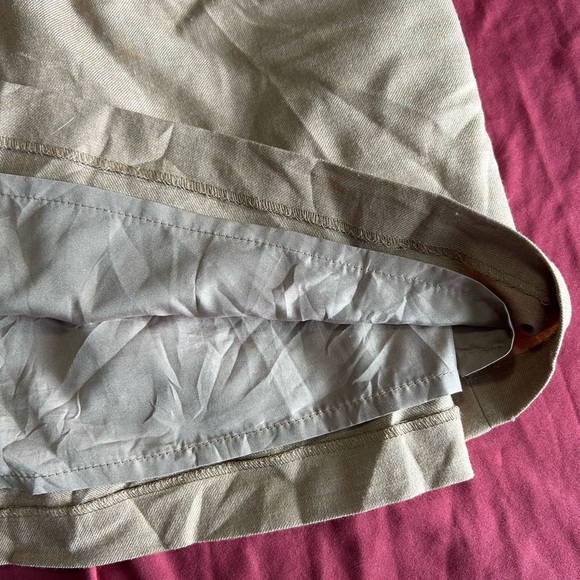 J. Crew Wool Tan Pull on Skirt with Pockets Sz 10 - Picture 4 of 8